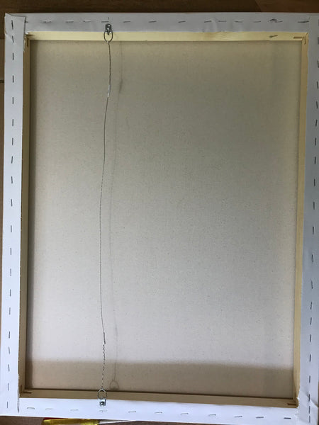 Hanging wire installed. Ready to hang!