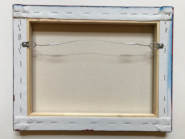 Includes installed hanging wire. Ready to hang!