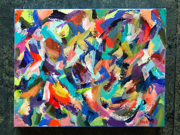 Colorful abstract painting.