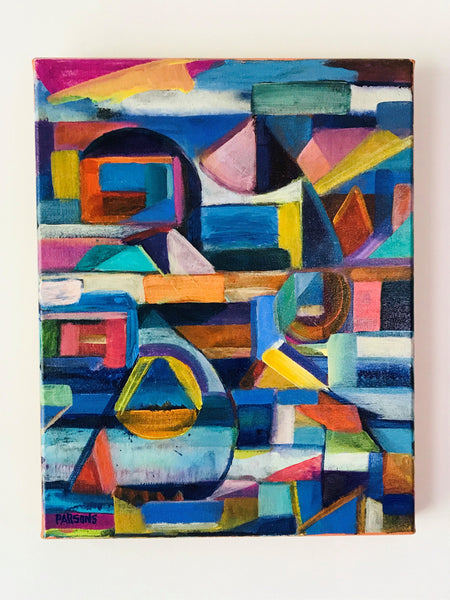 Colorful abstract painting.