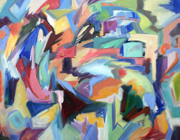 Original abstract expressionist painting