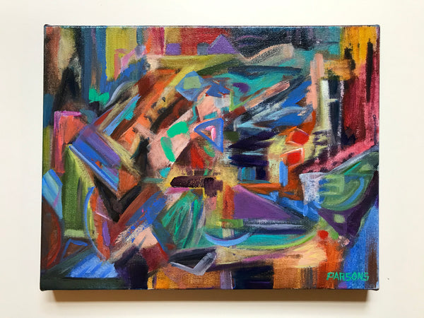 Acrylic on gallery wrapped canvas