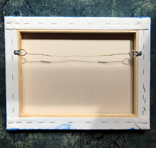 Installed hanging wire. Ready to hang!