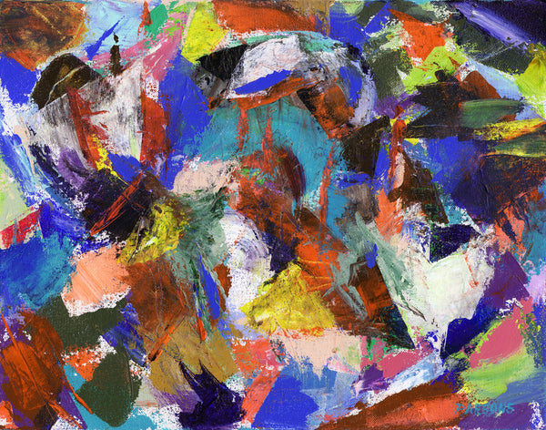 Original Acrylic on gallery wrapped canvas painting.