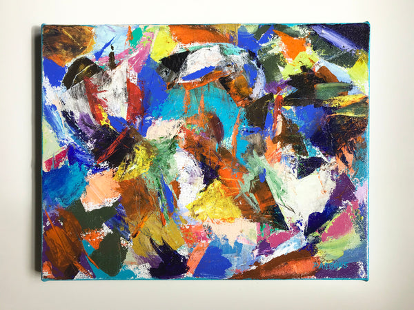 Original abstract expressionist painting