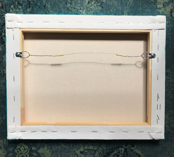 Installed hanging wire. Ready to hang!