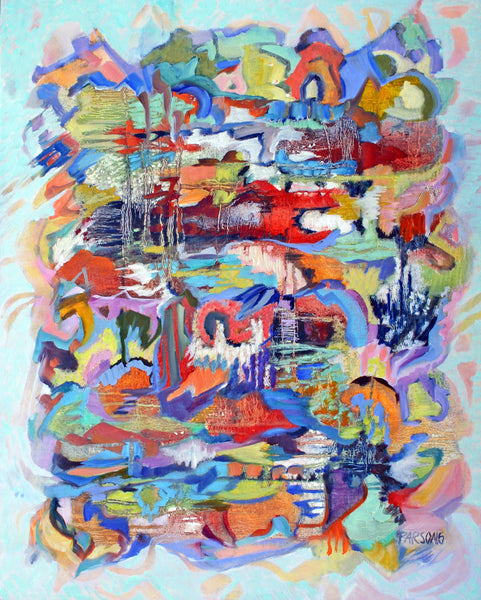 Original Acrylic on Panel Painting