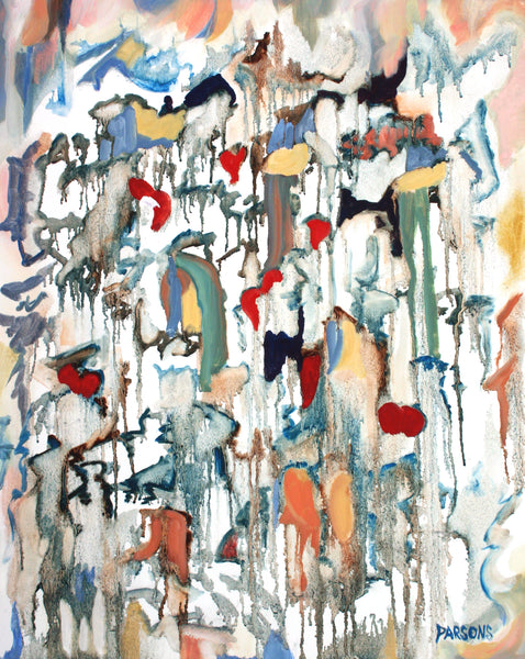 Original abstract expressionist painting