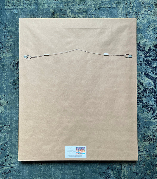 Autumn Colors on the Delaware River, Original framed oil painting, Bucks County, Pennsylvania.