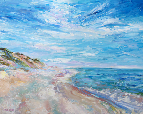 National Seashore, Cape Cod, Massachusetts. Oil on Cradled Panel.