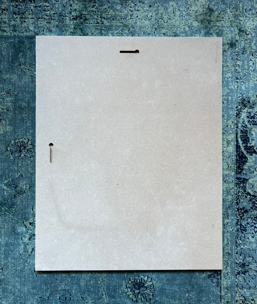 Looking Through Trees on the Delaware River. Original impressionist oil painting, Bucks County, Pennsylvania.