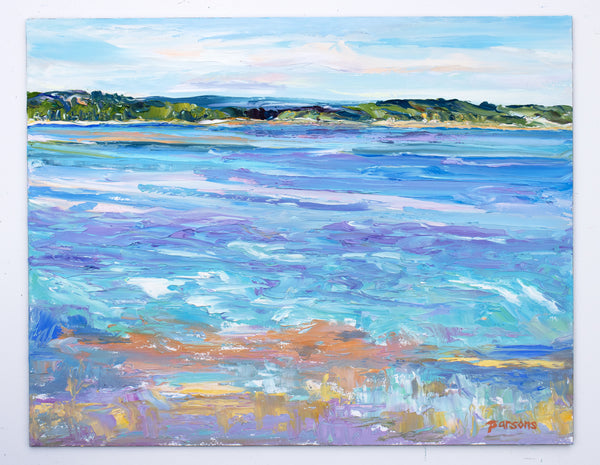 Pretty Marsh, Acadia National Park, Maine. Oil on panel.